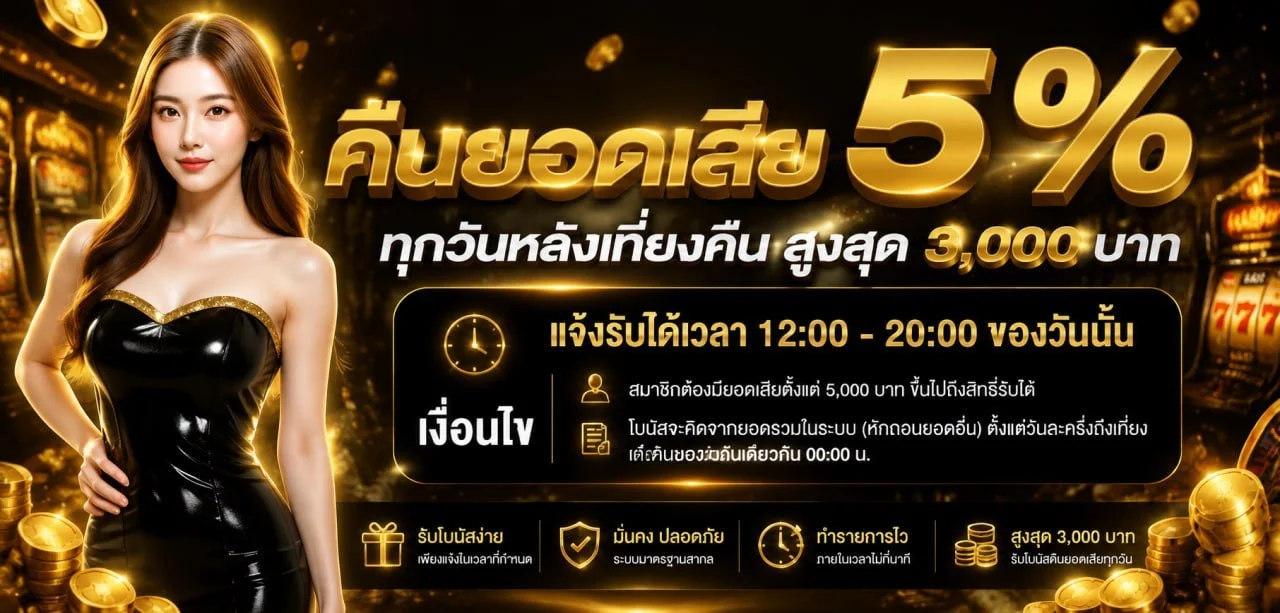 โปรโมชั่น ICSPINS โบนัสสมาชิกใหม่ คืนยอดเสียรายสัปดาห์